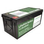 Germkirina firotanê 2.56KWh lifepo4 batteri 12v 200Ah 6000 cycles rv battery