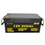 Erebeya elektrîkê ya xwerû 12V Lifepo4 pîl 12.8v 200ah bi 2000 çerxa jîngehê lifepo4