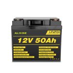 Ji bo Pergala Hêza Kehrebayê 12V 50Ah Rchargeable Deep Cycle Lifepo4 Battery