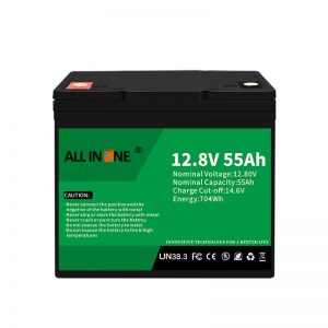 LiFePO4 Battery Replacement for Lead Acid Battery 12V 55Ah