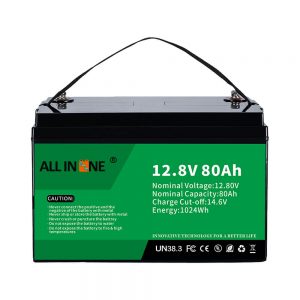 Herî populer Lead Acid Replacement Solar RV Marine LiFePO4 12V 80Ah Battery Lithium