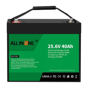 25.6V 40Ah Lithium Iron Phosphate Battery/laûna