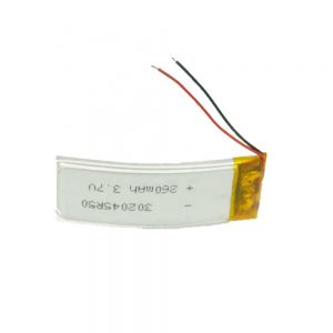 Baterîjona LiPO Customized 302045 3.7V 260mAh