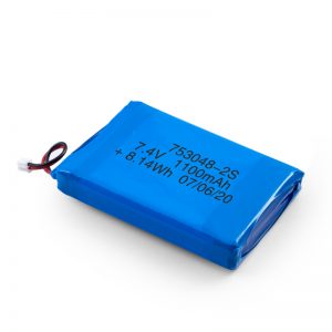 Baterî Daxistin LiPO 753048 3.7V 1100mAh / 7.4V 1100mAH / 3.7V 2200mAH